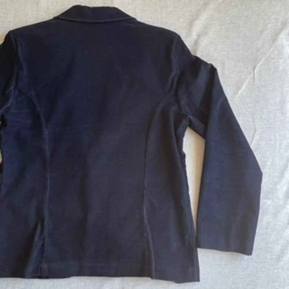 Vintage Wrangler Misses Blazer Size 18 Womens Corduroy Brown Buttons - Picture 11 of 12